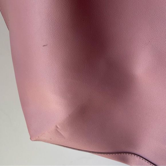 CoLab Large dusty pink vegan leather tote‎ bag / shoulder bag - Picture 6 of 15